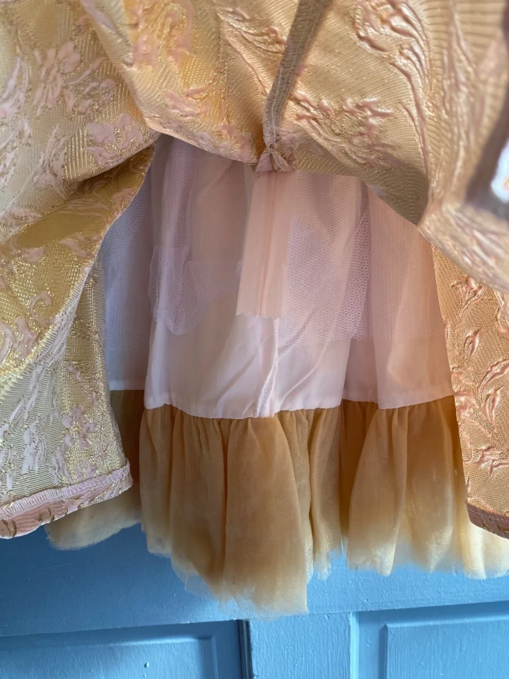 💖Little Elle's Closet💖 Pink / Gold Dress - 4